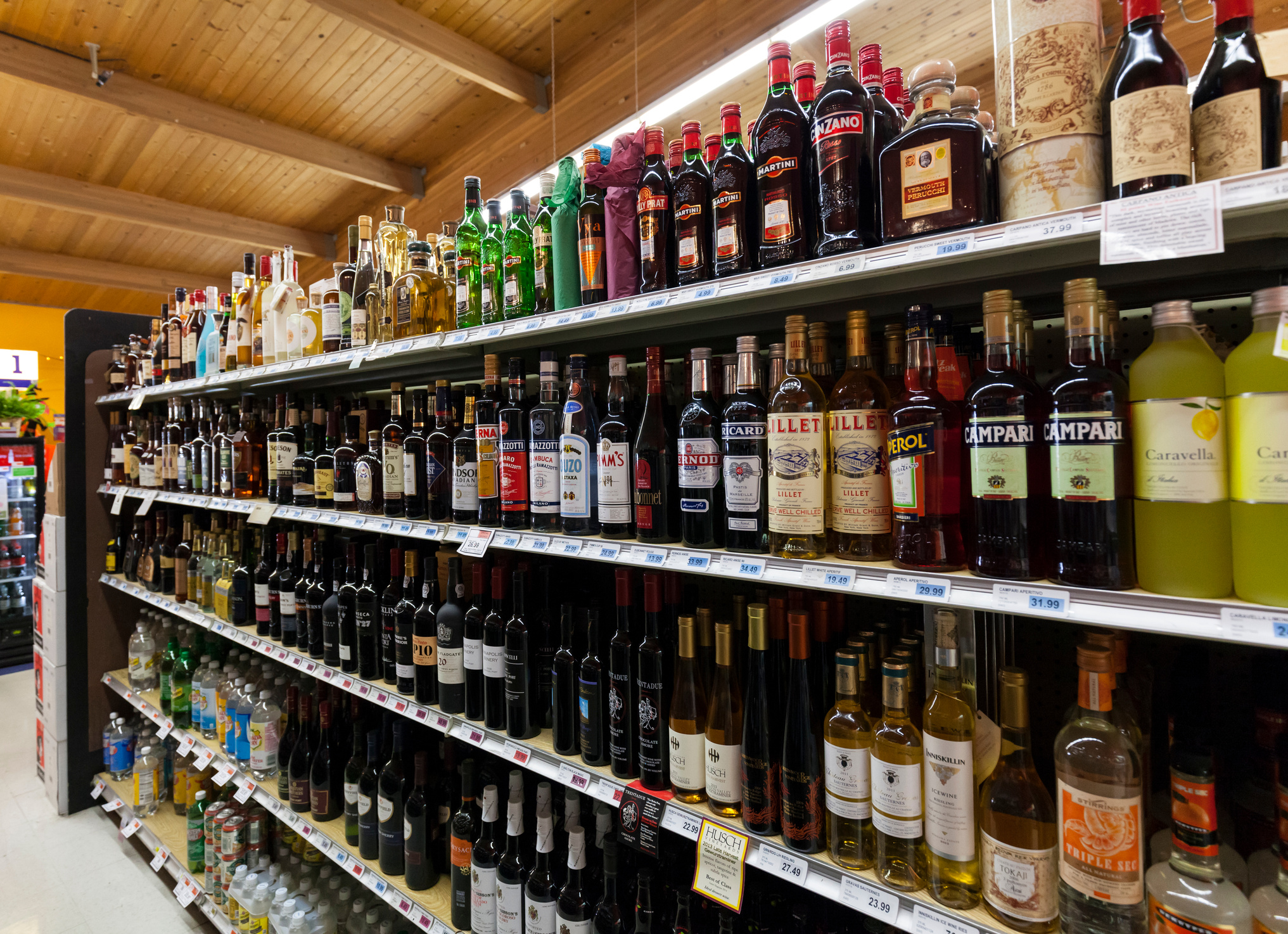Grocery Store Liquor Department